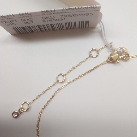 Kate Spade New 2 Gold Monkeys Necklace - Picture 3 of 3